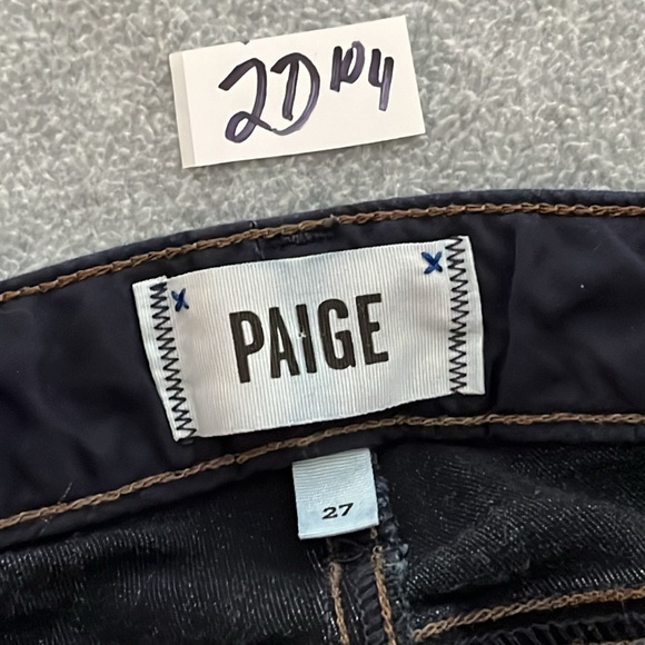Paige Skyline Skinny Jeans Size 27 Low Rise Minimalist Basic Capsule Preppy - Picture 3 of 10
